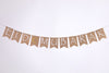 Eid Mubarak Burlap Banner minimal with moon detail